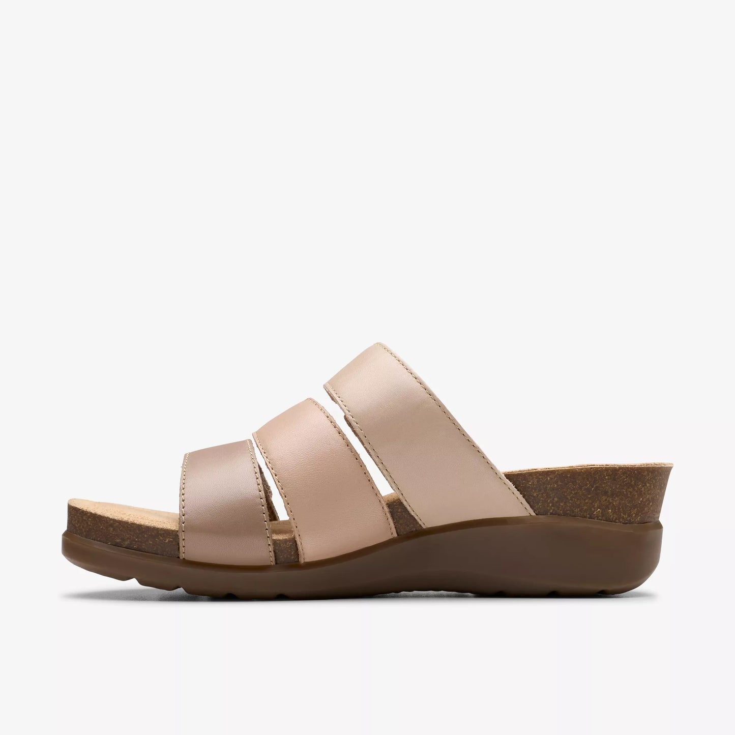 Three pairs of fashionable strap-style sandals