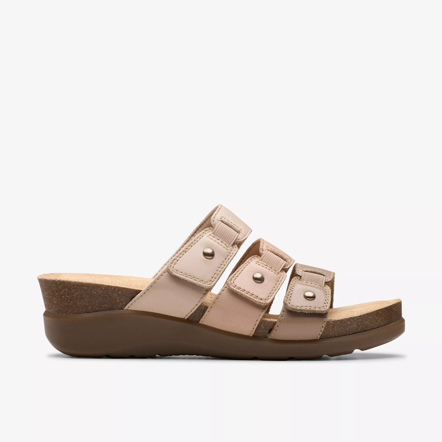 Three pairs of fashionable strap-style sandals