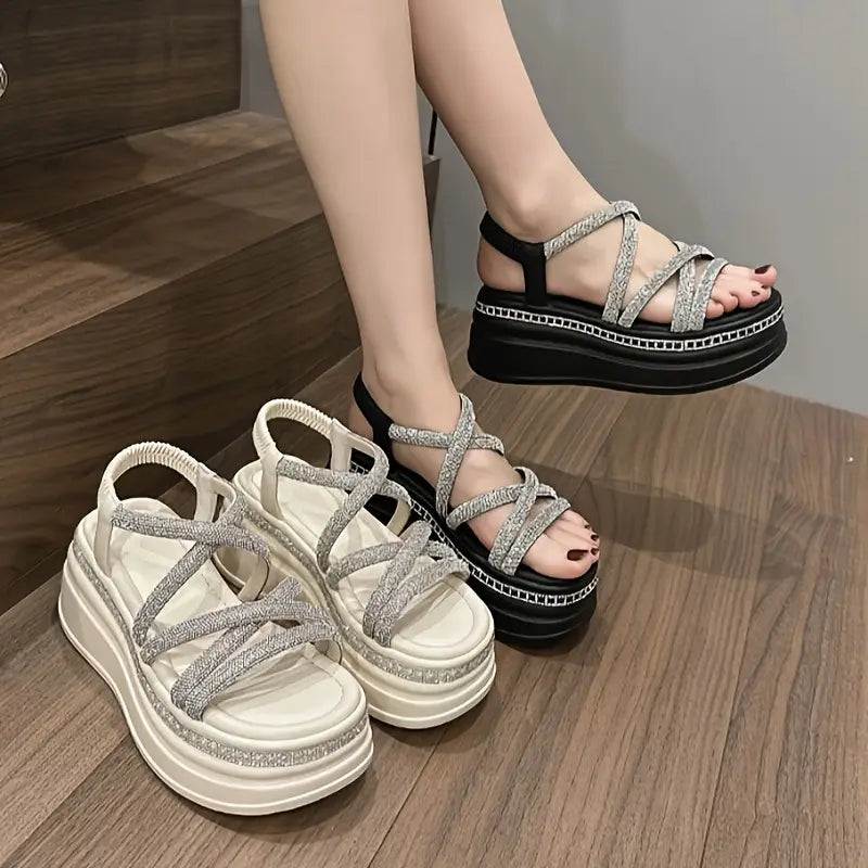 Roma Sandals - Women's Summer Outerwear Style Fashionable and Versatile